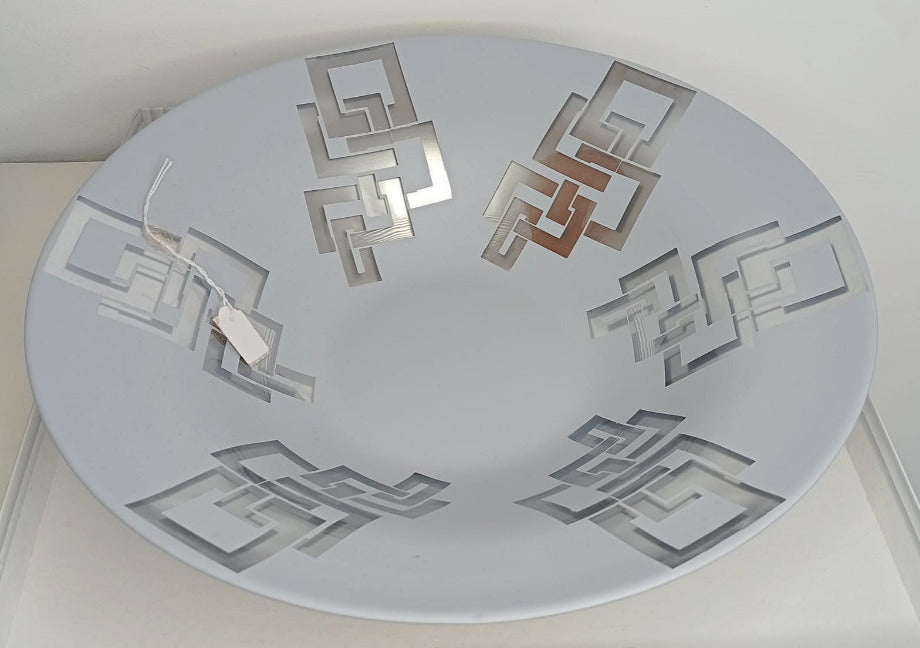 Centrotavola Geometri Gray