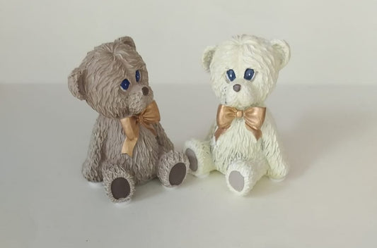 Orso bianco e marrone
